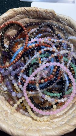Natural stone beaded bracelets