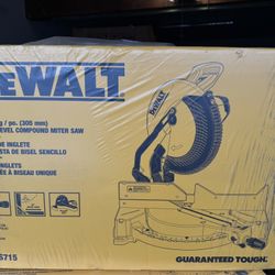 “Brand New “ DEWALT 12-Inch Miter Saw, 15-Amp, Single Bevel, Compound (DWS715)