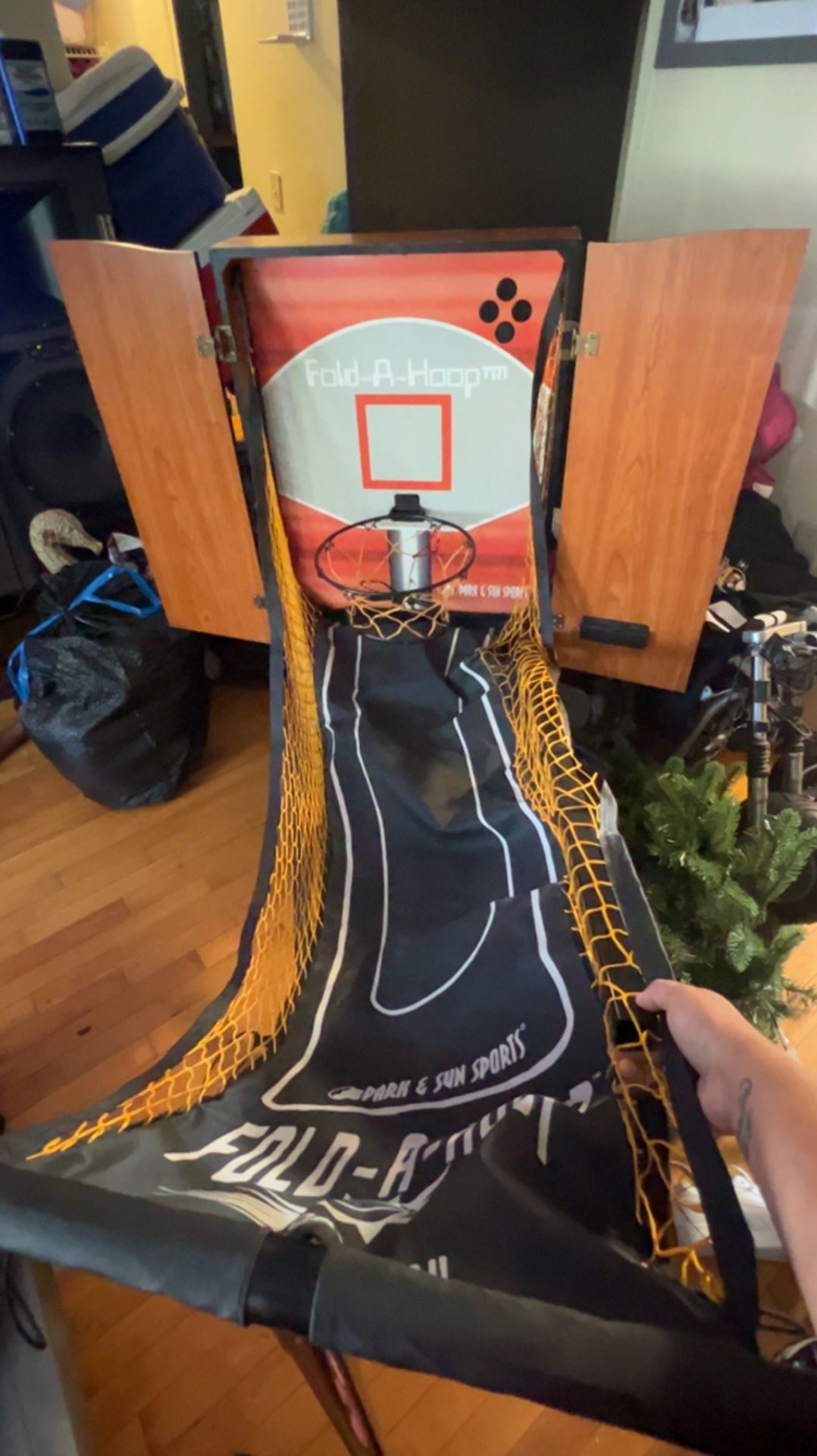 Folding Basketball Hoop