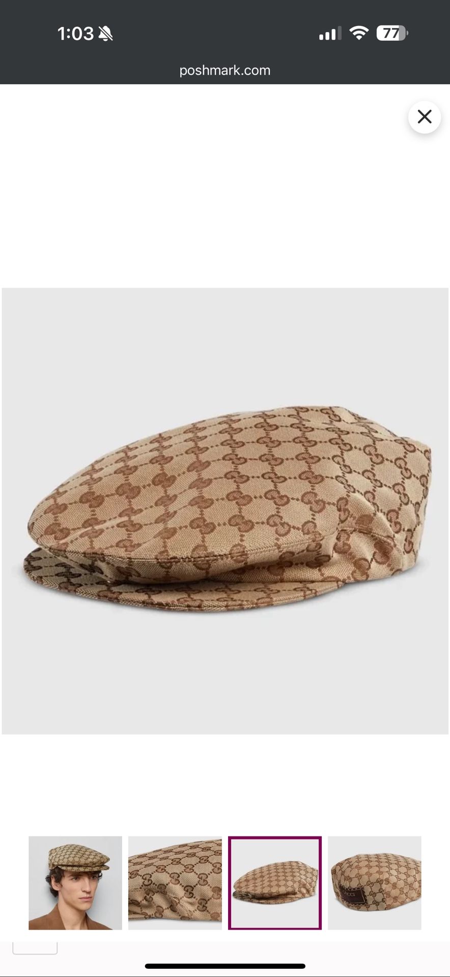 Gucci Hat And Berret GG Supreme Men And Women