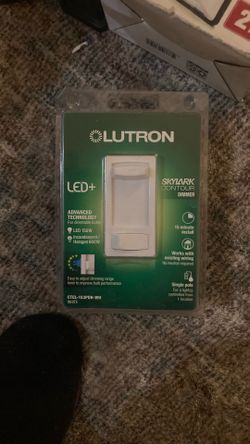Brand New O Lutron Led Skylark Contour Dimmer 150 W 600 W Halogen 