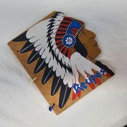 RARE VTG 1955 AUTHENTICATED AMERICAN INDIAN RECIPES COOKBOOK