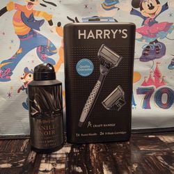 Mens Harry's Shaver And Bath And Body Work Body Spray 