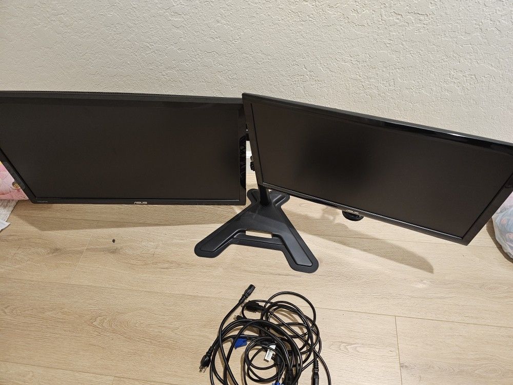 Asus 27inch & 24inch LCD LED monitors with Mount Stand