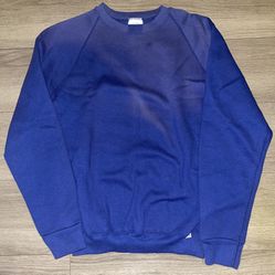 Vintage Blue Discuss Athletic Crewneck Sweater Size XL