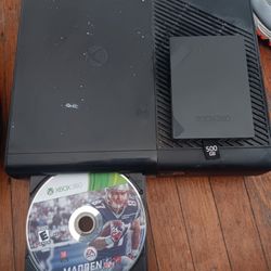 Xbox 360 E Console With 500gig Hard Drive And One Game 