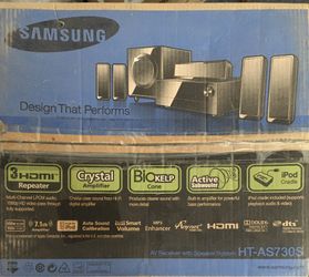 Samsung - 650W 5.1-Channel Home Theater System NEW opened-box HT-AS730S