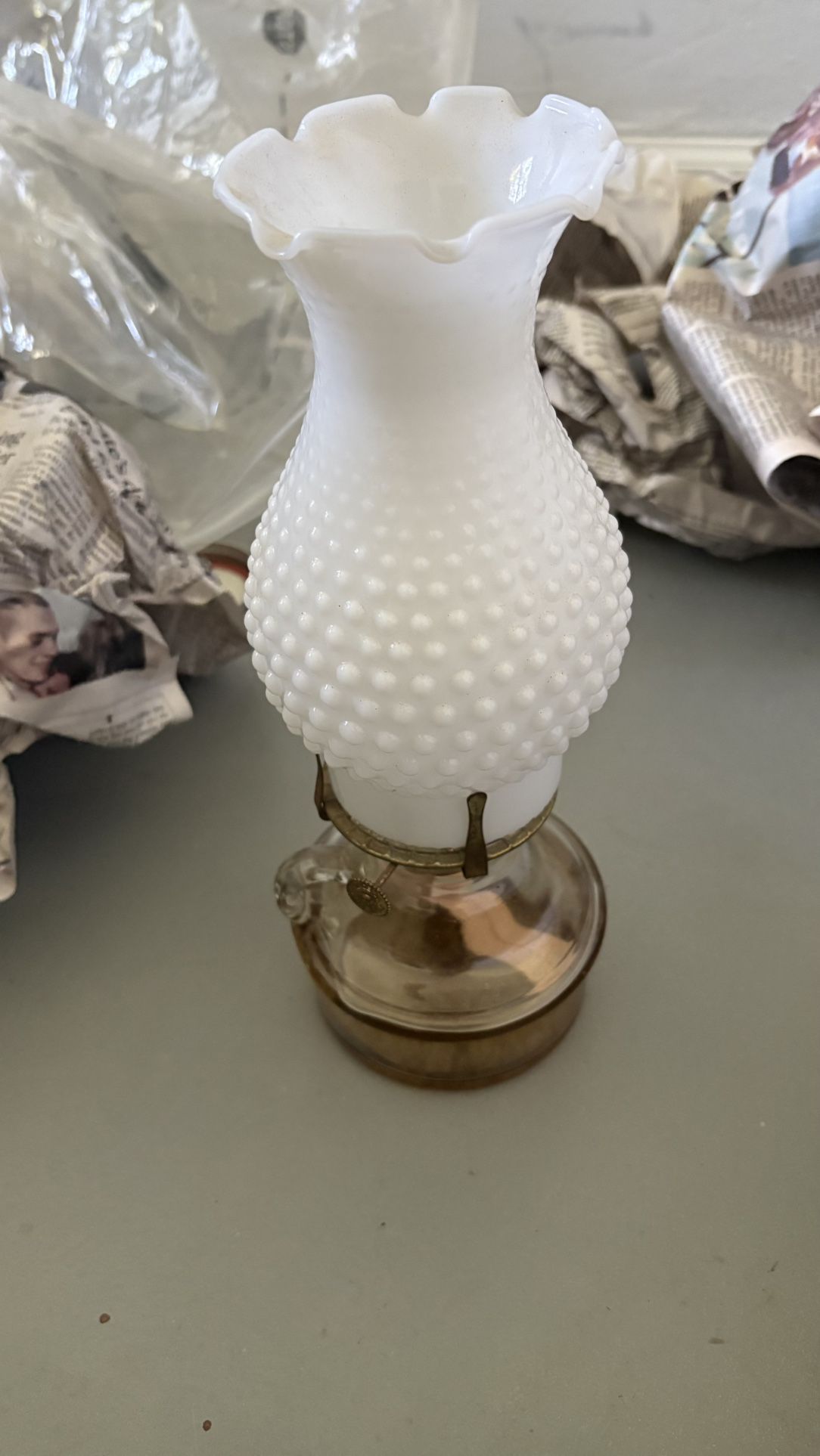 Vintage Clear Base White Milk Glass Hobnail Hurricane Vanity Oil ... eBay Fenton Art Glass Identification and Value Guide - The Spruce Crafts The