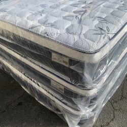 🔆🛏Mattress Pillow Top 💤🔅 ❇️Memory Foam ✳️All Sizes In Stock ✴️SAME DAY DELIVERY🚚 ✅Queen sizes $199 ✅Full sizes $180 ✅Twin sizes $120 ✅Cal king