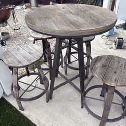 Table And Stools