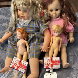  Vintage dolls