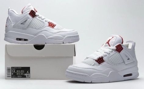 Red Metallic Jordan 4s