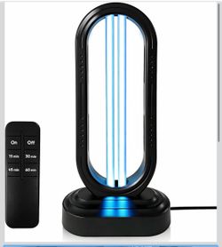 UV Light Sanitizer for Home, Portable UV Lamp for Room & Kitchen, Whole Room UV Light with 15/30/45/60 Minutes Timer, Adjustable UV Light Treatment De