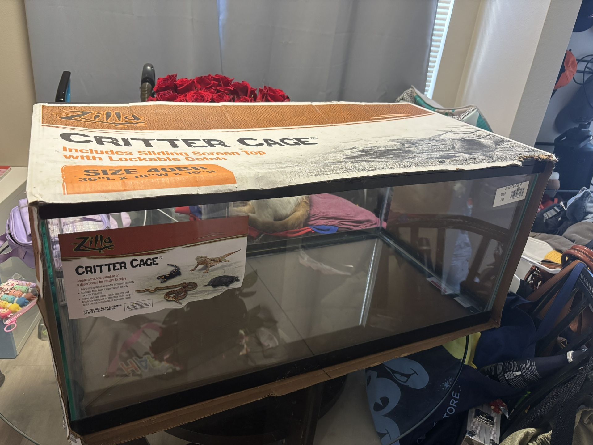 2 Critter Cage 40 Gal Terrariums