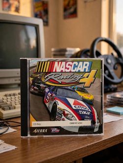 NASCAR Racing 4 PC CD-ROM Game Sierra Papyrus Racing Simulator 2001 Discontinued