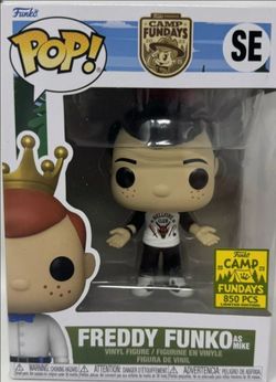 Funko pop camp fundays stranger things freddy funko as mike le