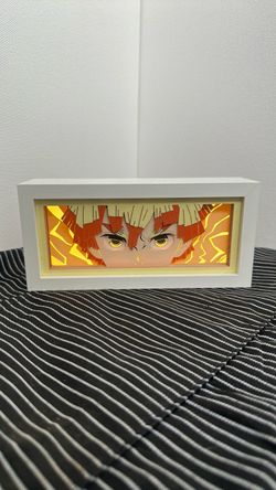 Demon Slayer - Zenitsu Agatsuma -Light Box Shadow Box LED Frame