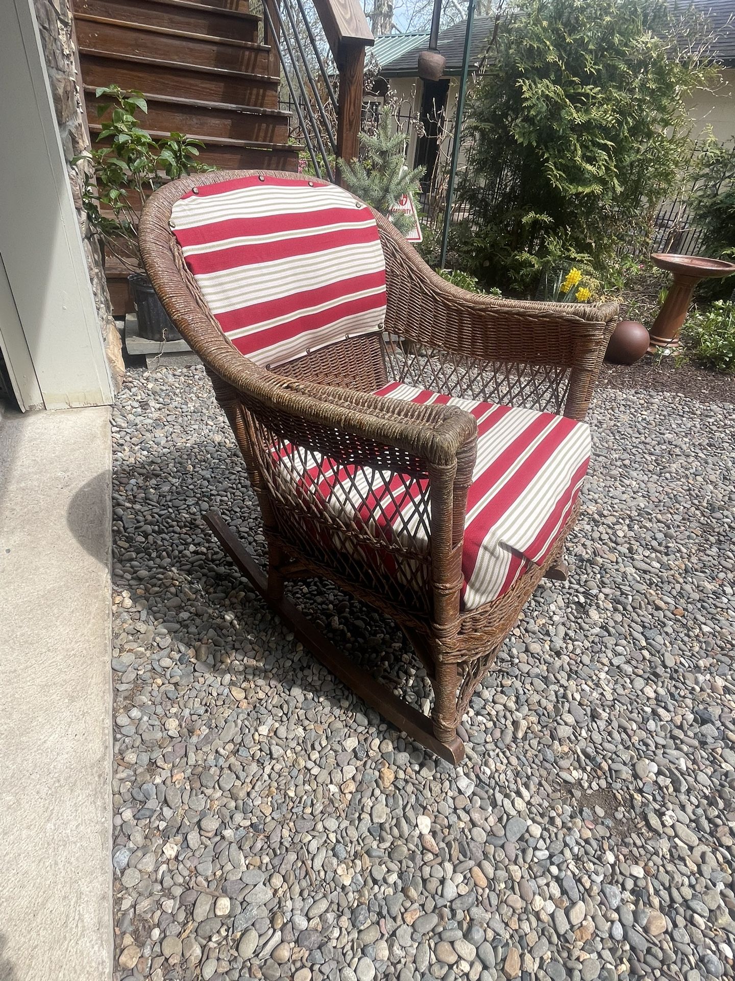 Antique Wicker Rocker