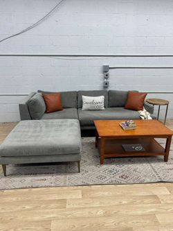 West Elm Andes 3-Piece Ottoman Sectional