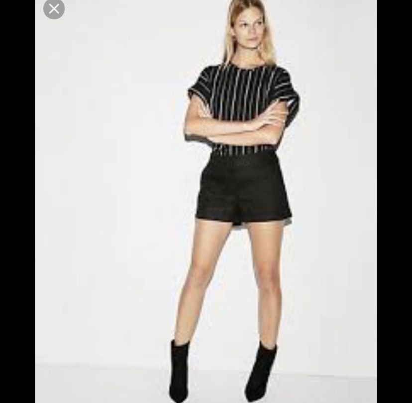 New Express black silk shorts for sale !!!