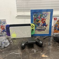 Nintendo Switch OLED Splatoon 3 Edition Bundle
