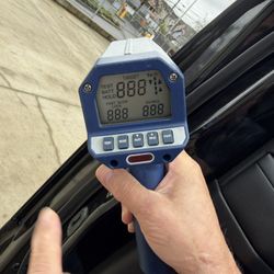 Kustom Signal Talon II Police Radar Gun w/Case, AC Power & Battery Handle.