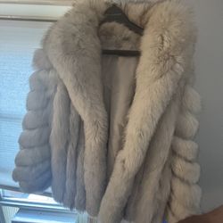 Blue Fox Fur Coat - FINLAND 