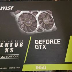 MSI Ventus XS OC Geforce GTX 1650 GDDR6 4GB 128 Bit