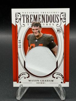 2025 National Treasures Tremendous Treasures #TT-MGM Mason Graham RC Patch #/99