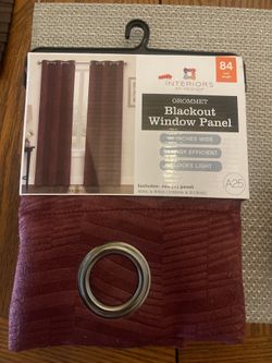 Interiors By Design Blackout Window Panel