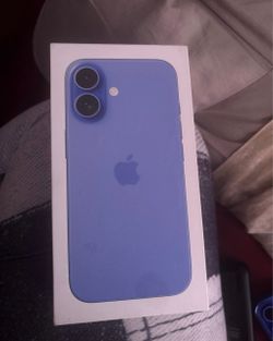 Blue iPhone 16