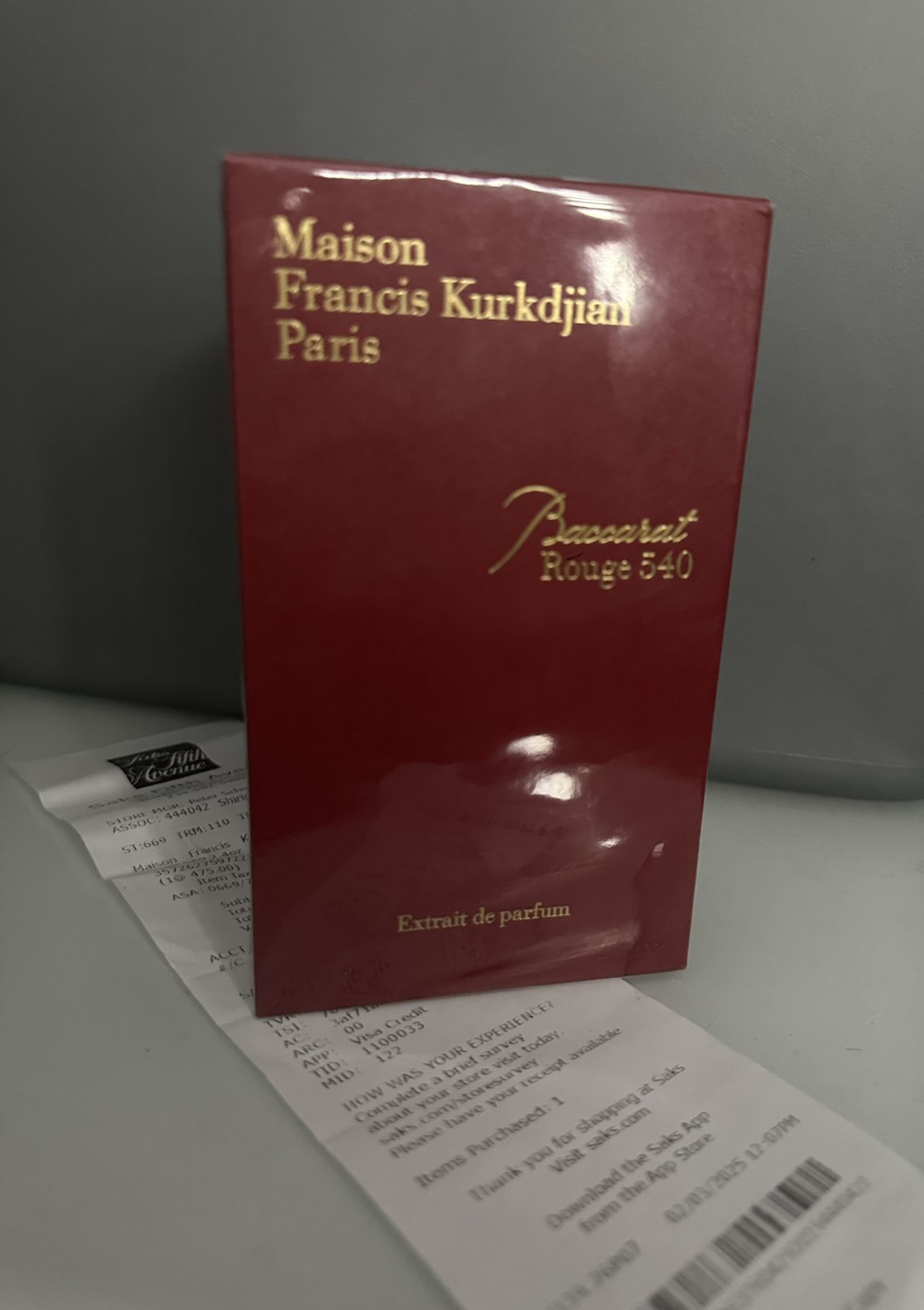 Baccarat Rouge 540 Extrait de Parfum