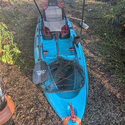 Crescent Tackle Lite Fishing Kayak + Extras