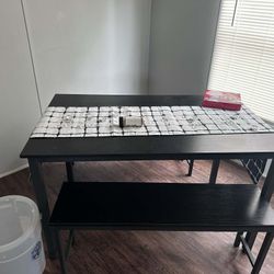 Table With Benches