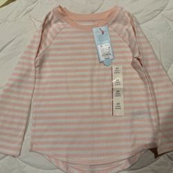 NEW 3T Cat & Jack Long Sleeve Shirt