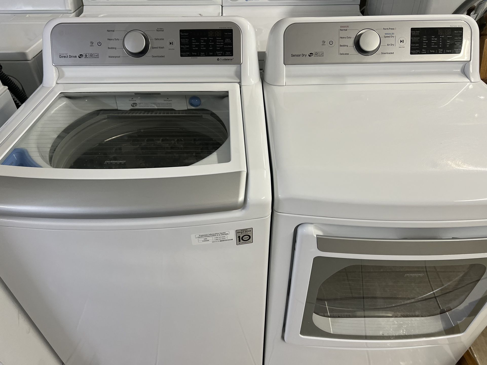 Lg Set Washer And Dryer 