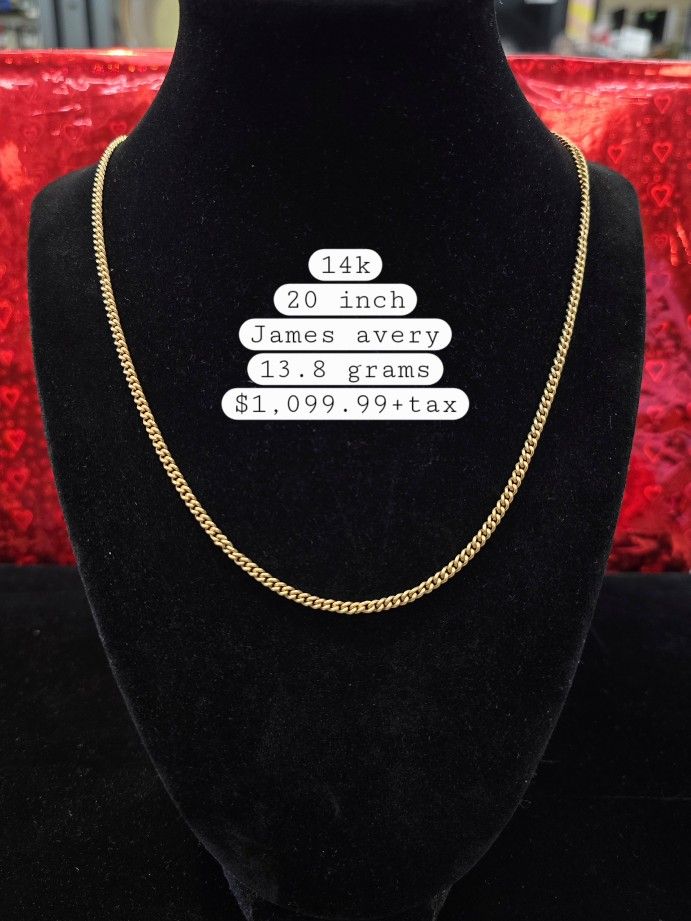 JAMES AVERY 14K CHAIN