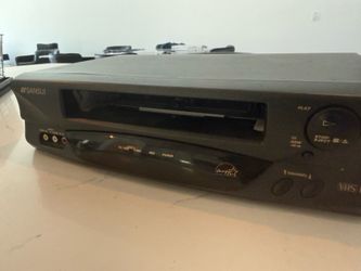 Sansui VHS HQ VCR player recorder VHF6010B for parts missing front cover