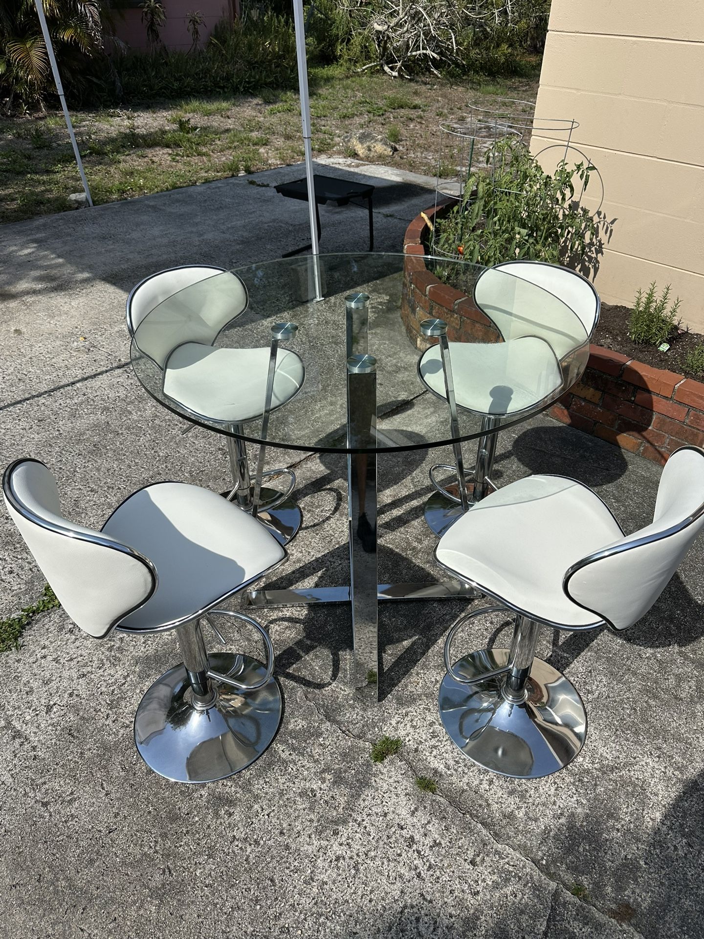 Glass Table & Chairs