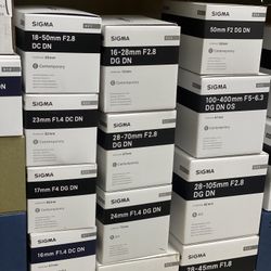 Sigma 16-28mm F2.8 E Mount Lens