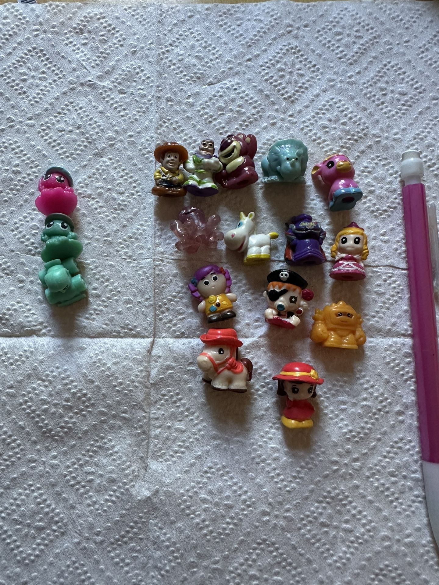 Toy Story Squienkies And 3 More On The Left