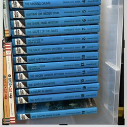 Set of 16 Hardy Boys books.