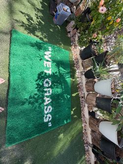 IKEA Rug Offwhite “Wet Grass”