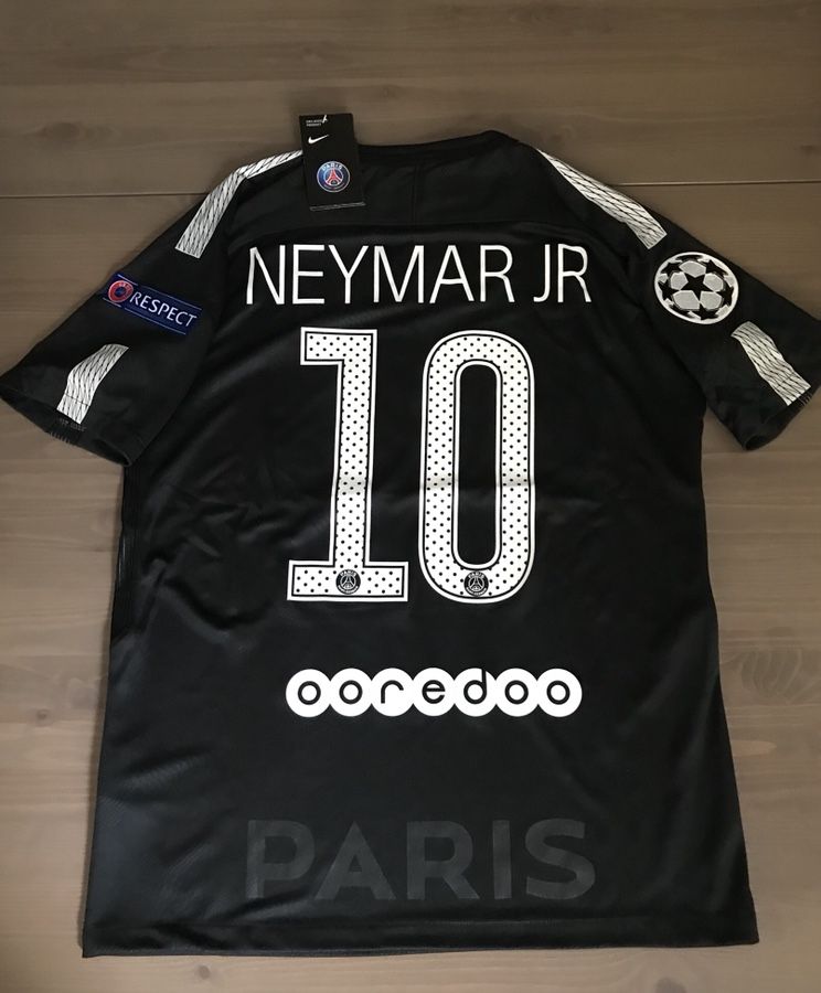 PSG away black Neymar Jr. #10 soccer jersey champions league for Sale in  Miami, FL - OfferUp
