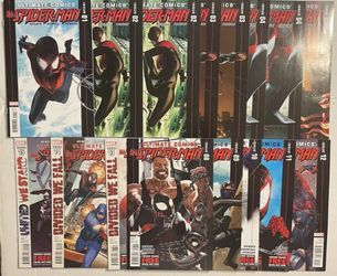 Ultimate Comics All-New Spider-Man Lot 1-15 1 Facsimile & multiple copies No 5/6