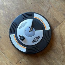 Deck and sidewalk cleaner attachment 