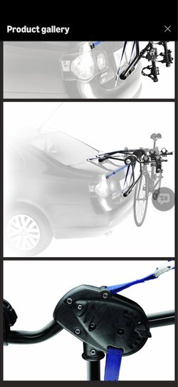 (2) Bike Trunk Rack, waterproof  cover, air pump