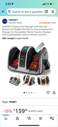 Caresky Pro Shiatsu  Massager 