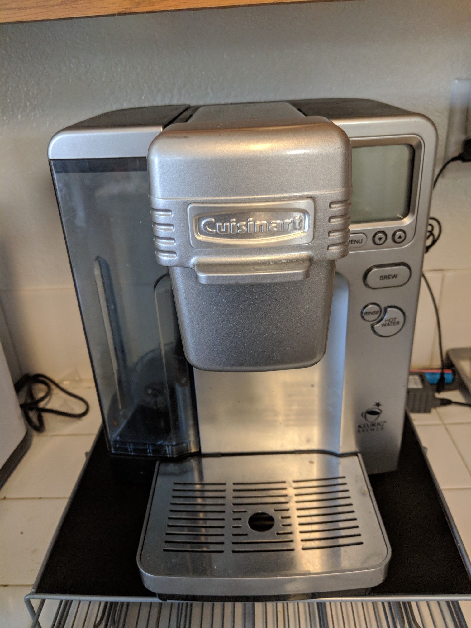 Cusinart coffee maker with storage rack for k cups for Sale in Upland