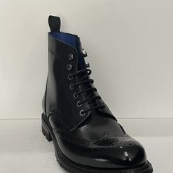 Emilio Franco Boot Chelsea Chukka Black Wingtip 